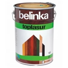 Belinka TOPLASUR Лазурное покрытие для защиты древесины (№15 дуб, 1 л)