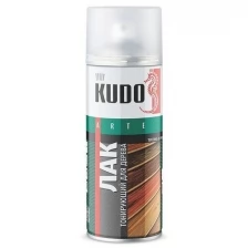 Лак тонирующий KUDO "Дуб", для дерева, акриловый, аэрозоль, 520 мл, упаковка 6 шт.