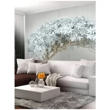 Фотообои Flizetto Белое дерево размер 300х270 см