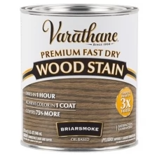Масло для дерева и мебели Varathane Fast Dry Wood Stain быстросохнущее тонирующее масла, морилка, пропитка для дерева, Подлинный коричневый, 0.946 л