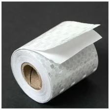 Светоотражающая лента TORSO, самоклеящаяся, белая, 5 см х 3 м./В упаковке шт: 1