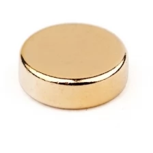 Неодимовый магнит диск Forceberg 6х2 мм, золотой, 30шт