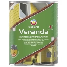 Eskaro Атмосферостойкая краска для деревянных фасадов "Eskaro Veranda" (2,85л база А)