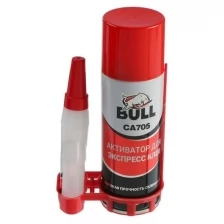 BULL Набор для склеивания Bull, активатор 200 мл, клей 50 г, цвет прозрачный