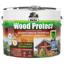 Пропитка для защиты древесины Dufa Wood Protect орех 10 л МП000015768