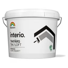 Beckers Interio Takfarg 03 Краска для стен и потолков (белый, глубокоматовый, 10 л)