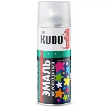 краска KUDO 520 мл универсальная флуоресцентная белая акрил. KU-1201