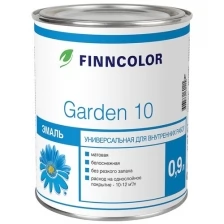 Finncolor Garden 10 эмаль алкидная матовая (под колеровку, база C, 0,9 л)