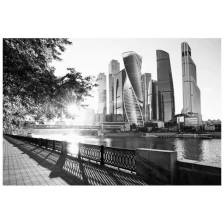 Фотообои Milan Утренняя Москва, M 488, 400х270 см, виниловые на флизелиновой основе
