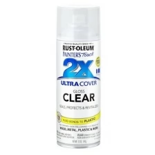 Rust-Oleum Ultra Cover 2x Clear Spray Защитный универсальный лак (бесцветный, матовый, 0,34 кг)