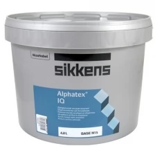 Краска для внутренних и наружных работ акриловая Sikkens Alphatex IQ полуматовая база BS N00 0,93 л.