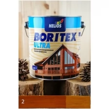 Boritex Ultra декоративное лазурное покрытие (№2 сосна, 2,5 л)