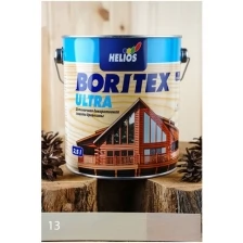 Boritex Ultra декоративное лазурное покрытие (№13 белый, 2,5 л)