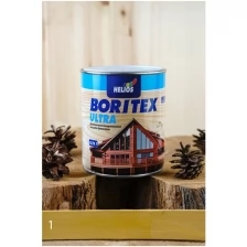 Boritex Ultra декоративное лазурное покрытие (№1 бесцветный, 0,75 л)