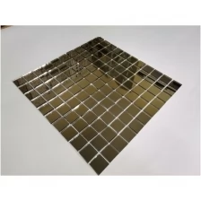 Зеркальная бронзовая мозайка 300х300мм . 10 ковриков в коробке