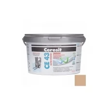 Затирка цементная для широких швов высокопрочная Ceresit CE 43 2кг, 07-серый