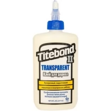 Titebond II TRANSPARENT Premium WOOD GLUE Столярный влагостойкий клей (тюбик, 237 мл)
