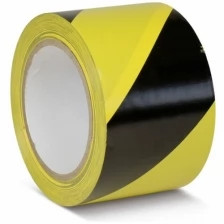 Лента ПВХ для разметки Mehlhose GmbH толщина 150 мкм цвет желто-черный KMSW07533