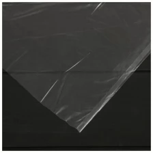 Плёнка полиэтиленовая, толщина 60 мкм, 3 × 100 м, рукав (1,5 м × 2), прозрачная, 1 сорт, Эконом 50 %