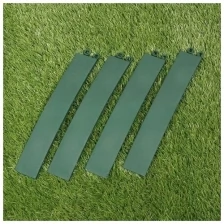 Плинтус прямой для модульной плитки, 1 шт., зелёный