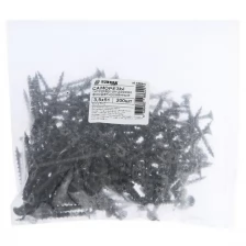 Саморезы гипсокартон-дерево тундра krep 3.5x51 мм, фосфатированные, 200 шт.