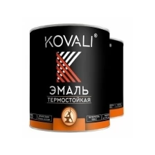 Краска термостойкая KOVALI матовая белая краска для металла, радиаторов, автомобилей, печей