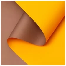 Пленка матовая, шоколадный, оранжевый, 0.58x10 м./В упаковке шт: 1