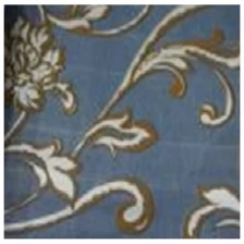 Пленка самоклеющаяся Grace 45см/8м 5980-45 коричневые цветы на синем фоне, повышенная плотность .