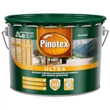 Влагостойкая защитная лазурь для древесины PINOTEX ULTRA NW (рябина; 9 л) 5353891