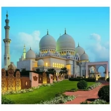 Фотообои Milan Мечеть шейха Зайда, M 356, 300х270 см, виниловые на флизелиновой основе