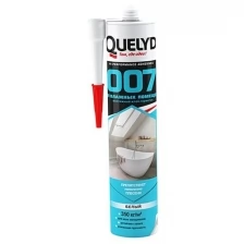 Клей-герметик гибридный Quelyd 007 для влажных помещений белый 290 мл