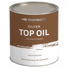 PROFIPAINTS Масло для столешниц и изделий из дерева износостойкое ProfiPaints Silver Top Oil 0,9л , Оливка