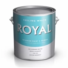 Потолочная американская краска для стен Royal Ceilling, 3,78, Ultra White, Ace Paint