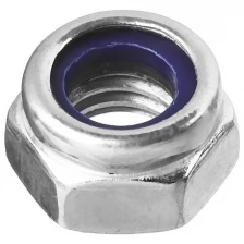 Гайка DIN 985 с нейлоновым кольцом, M8, 8 шт, кл. пр. 6, оцинкованная, ЗУБР