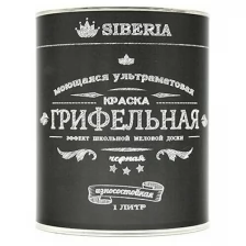 Грифельная краска Siberia эффект меловой доски мятный 1 литр