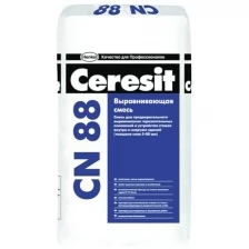 Церезит CN-88 высокопрочная выравнивающая стяжка пола (25кг) / CERESIT CN88 высокопрочная выравнивающая смесь для пола (25кг)