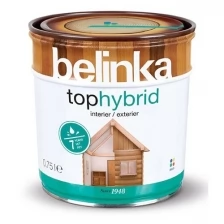 Декоративное лазурное покрытие для древесины Belinka Tophybrid (2,5л) 11 Белый