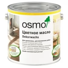 Масло для дерева Osmo Dekorwachs Transparente Tone 3111 белое матовое 2,5 л