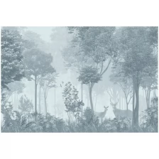 Фотообои виниловые на флизелиновой основе Polimar "Красота леса", Арт. 144-094, 400см х 270см (ШхВ)