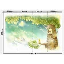 Фотообои / флизелиновые обои Волшебное дерево 4 x 2,7 м