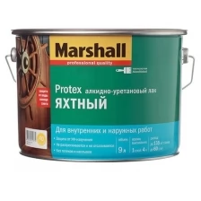 Лак для яхт MARSHALL PAINTS Marshall Protex Yat Vernik полуматовый 0,75 л.