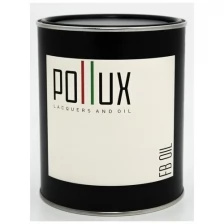 Масло-воск для дерева Pollux Oil защитное "Луна", белый, 1 л