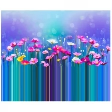 Фотообои Milan Небесные цветы, M 5006, 200х180 см, виниловые на флизелиновой основе