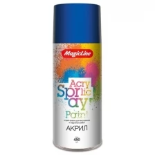 Краска Magic Line Acrylic spray paint, RAL 9006, 450 мл, 1 шт.