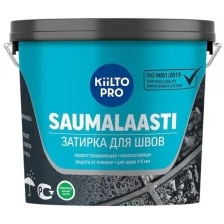 Затирка для швов Kiilto Saumalaasti №44 цементная, цвет темно-серый, 3 кг.