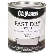 Пропитка по дереву для внутренних работ Fast Dry Wood Stain Old Masters, прозрачная база Natural, 0,946 литра