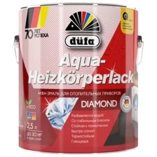 Эмаль для радиаторов водоразбавляемая Dufa Aqua-Heizkorperlack глянцевый 2,5 л.