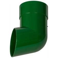 Слив трубы 80 мм зелёный
