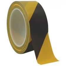 Лента для разметки пола, желто-черная, 50 мм * 33 м
