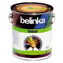 Декоративное лазурное покрытие для древесины Belinka Lasur (2,5л) 27 олива